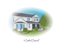 Load image into Gallery viewer, House cartoon