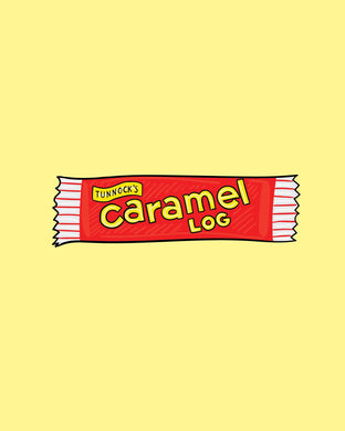 Caramel Log Bar Print