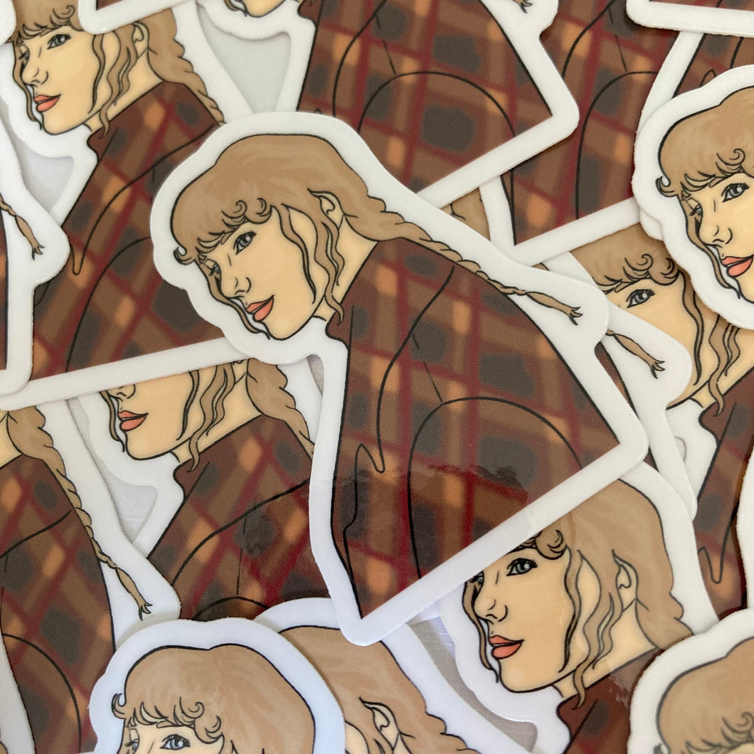 Taylor Swift Evermore Inspired Vinyl Sticker