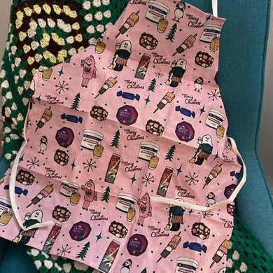 Discoloured Retro NL Christmas Apron