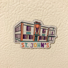 Load image into Gallery viewer, St. John’s South Beach Building Fridge Magnet