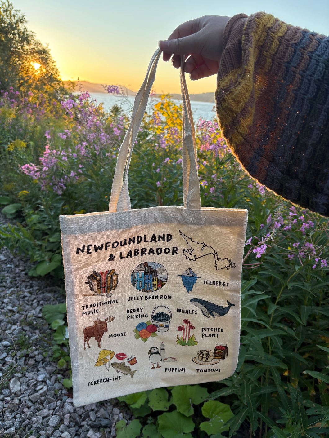 Newfoundland & Labrador Tote Bag