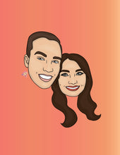 Load image into Gallery viewer, Two-faces cartoon