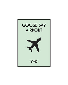 Monopoly Inspired Airport Print