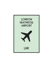 Load image into Gallery viewer, Monopoly Inspired Airport Print