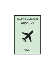 Load image into Gallery viewer, Monopoly Inspired Airport Print