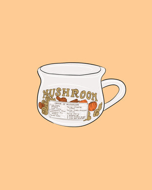 Mushroom Soup Mug Print