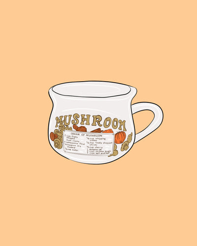 Mushroom Soup Mug Print