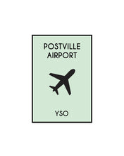 Load image into Gallery viewer, Monopoly Inspired Airport Print