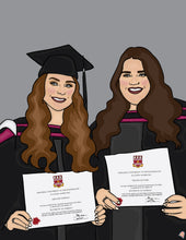 Load image into Gallery viewer, Two-person extra detail cartoon