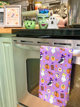 Load image into Gallery viewer, Sweet &amp; Spooky Tea Towel