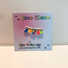Load image into Gallery viewer, Clothesline Shoe Charm