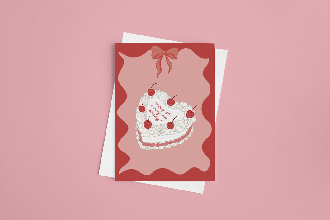 Cherry Sweet Birthday 5x7 Card