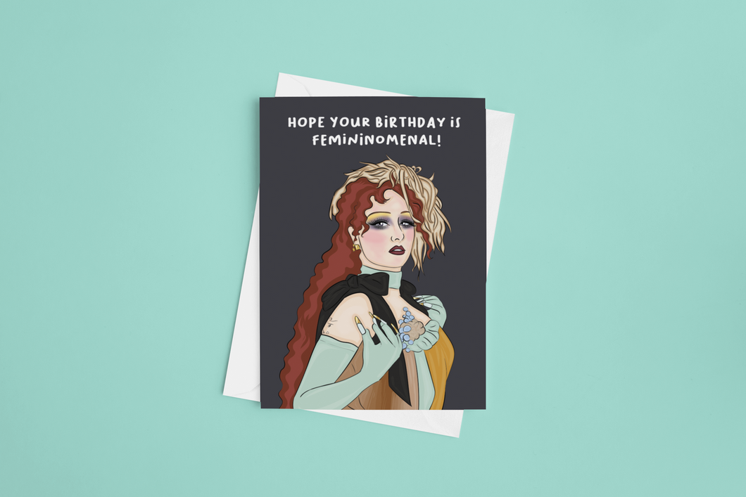 Femininomenal Birthday 5x7 Card