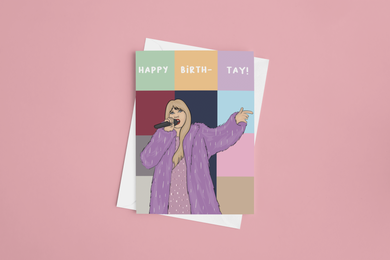 Happy Birth-Tay 5x7 Card