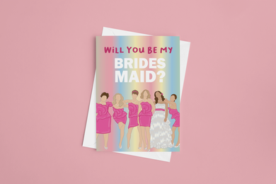 Bridesmaid 5x7 Card