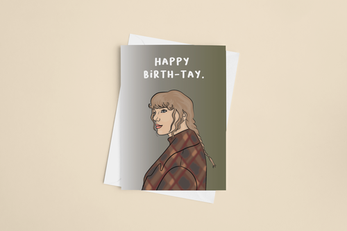 Birth-Tay 5x7 Card