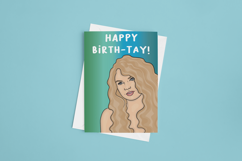 Birth-Tay 5x7 Card