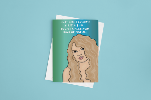 Platinum Friend 5x7 Card