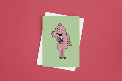 Big Stick Bologna Holiday 5x7 Card