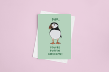 Load image into Gallery viewer, Puffin Dad 5x7 Card