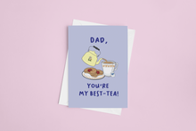 Load image into Gallery viewer, Best-tea Dad 5x7 Card