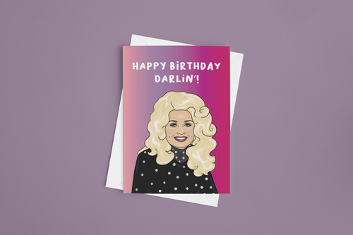 Happy Birthday Darlin' 5x7 Card