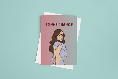 Bonne Chance 5x7 Card