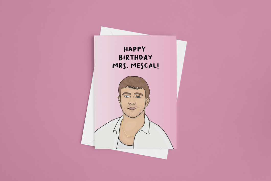 Paul Mescal Birthday 5x7 Card