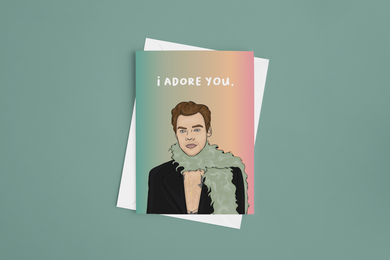 I Adore You 5x7 Card