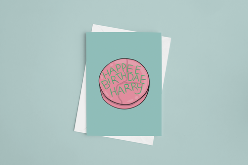 Happee Birthdae 5x7 Card