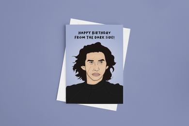 Kylo Ren Birthday 5x7 Card