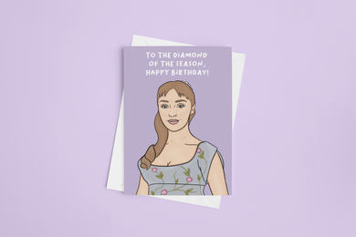 Diamond of the Season Birthday 5x7 Card