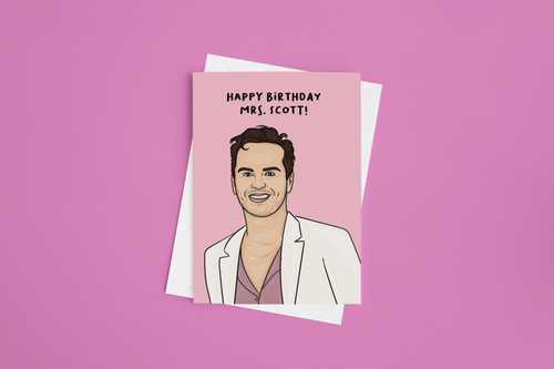 Andrew Scott Birthday 5x7 Card