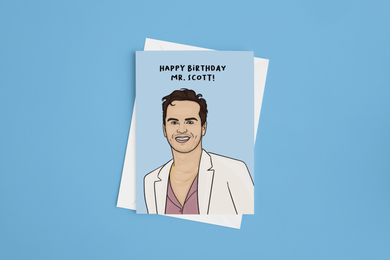 Mr Andrew Scott Birthday 5x7 Card