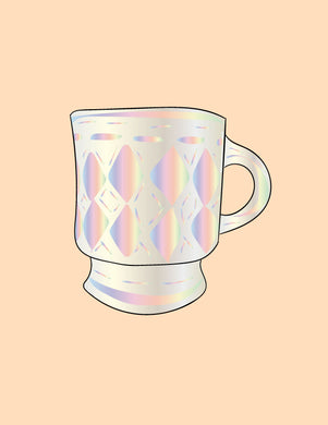 Iridescent Kimberly Fire King Mug