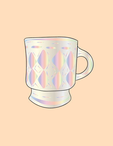 Iridescent Kimberly Fire King Mug