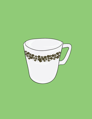 Spring Blossom Pyrex Mug Print