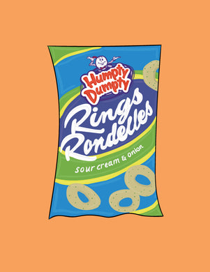 Onion Rings Chips Print