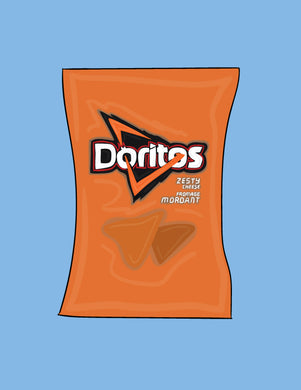 Zesty Cheese Doritos Print