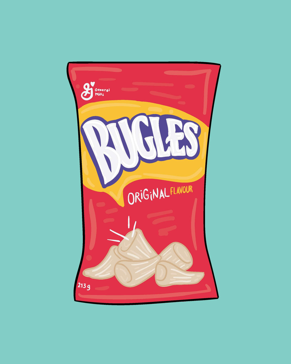 Bugles Chips Print – Kate Fudge Art