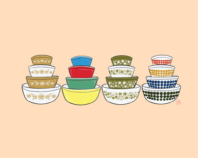 Mixing Bowls Print